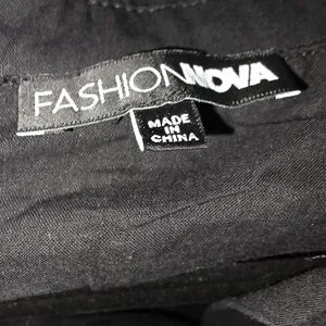 Fashion Nova | Dresses | Fashion Nova Black Eyelet Long Sleeve Dress |  Poshmark